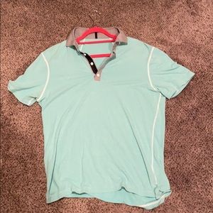 Lululemon XL Turquoise Polo Super Soft